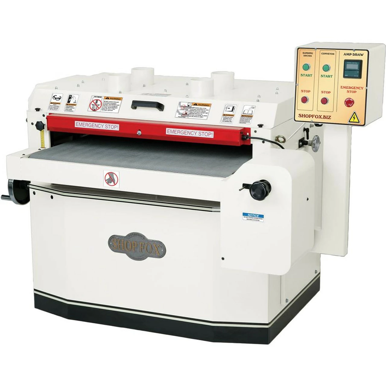 Buy ๐ SHOP FOX 15 HP 3PHASE 37IN. DRUM SANDER ๐ 1 Buy ๐ SHOP FOX 15 HP 3PHASE 37IN. DRUM SANDER ๐